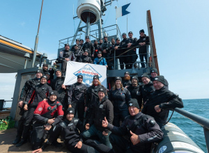 Duik de Noordzee Schoon gaat ramp MSC Zoë monitoren