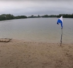 Snoeken, karpers, bomen in Haarlemmermeerse bos Paviljoen. En een duikvlag!