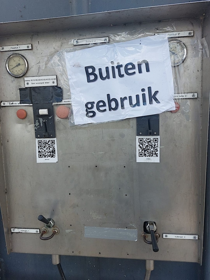 Vulstation Deehoeve buiten gebruik. Er wordt aan gewerkt!